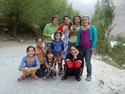 Tajikistan-friends-in-the-village
